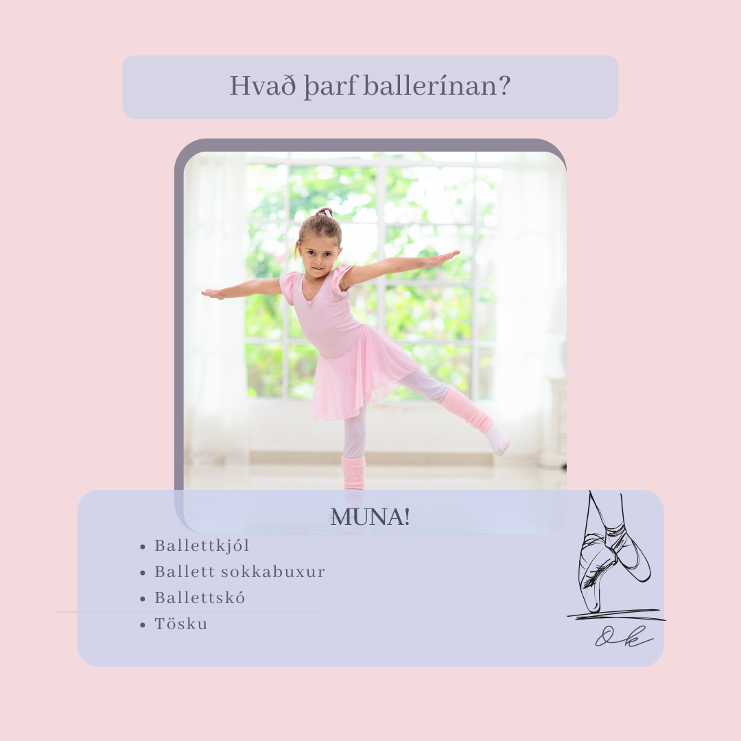 Leiðbeiningar fyrir byrjendur í ballett