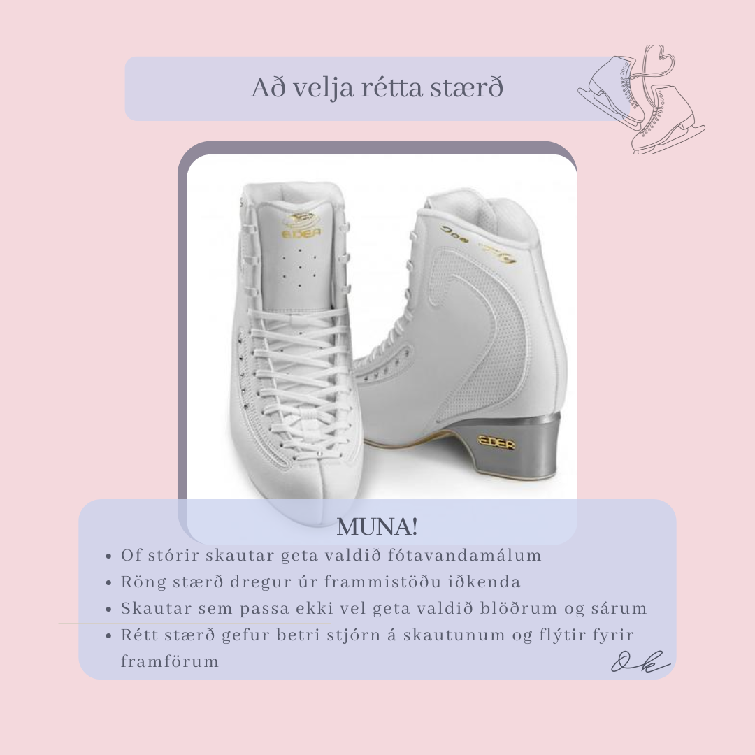Hvernig á að velja réttu skautastærð?