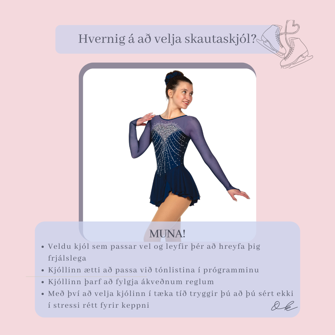 Að finna rétta skautakjólinn