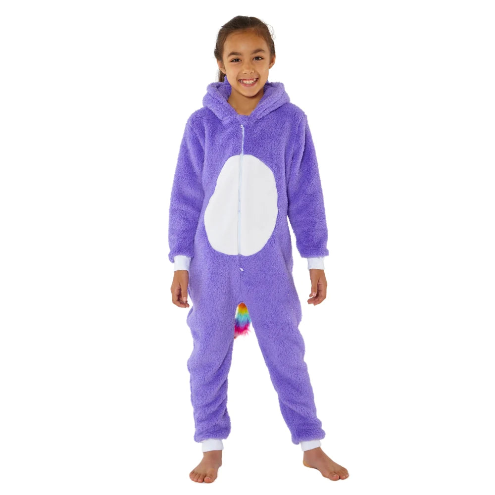 Kósýgalli Einhyrninga Purple glitter Rainbow