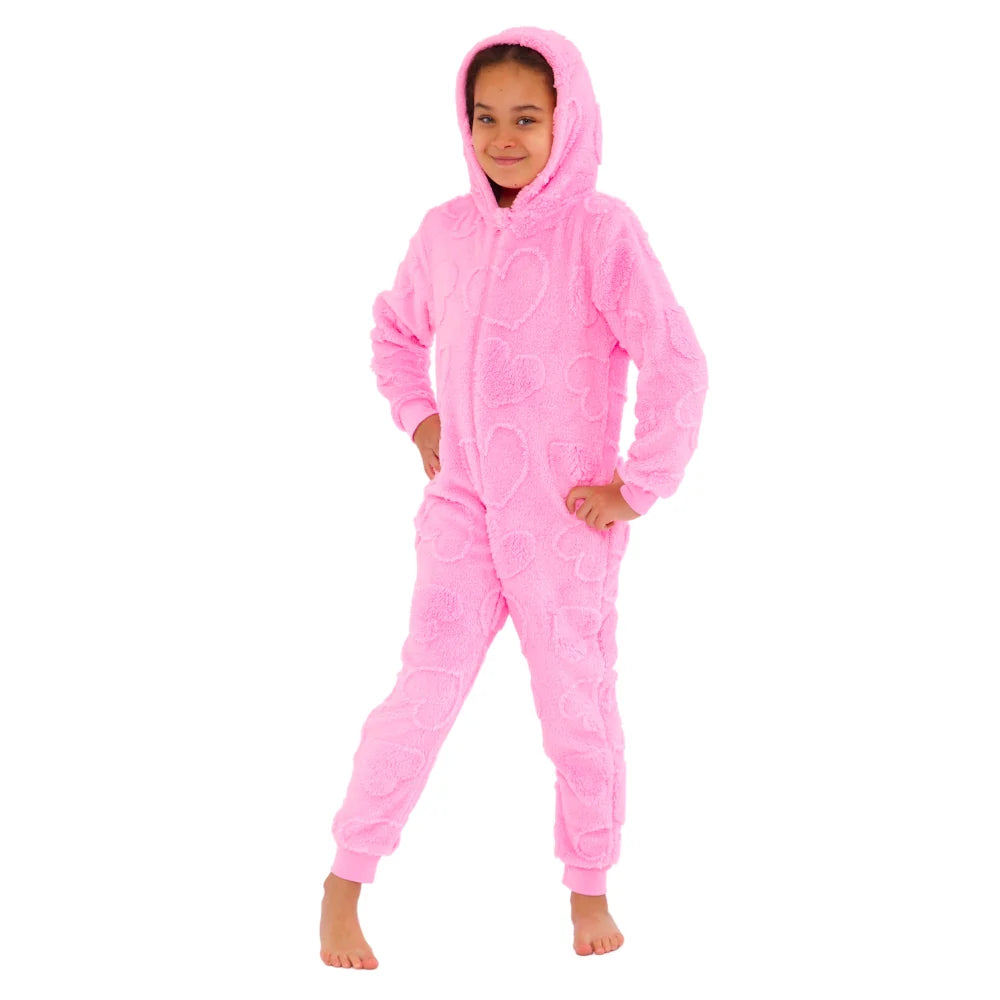 Kósýgalli Bleikur með hjörtum - barna