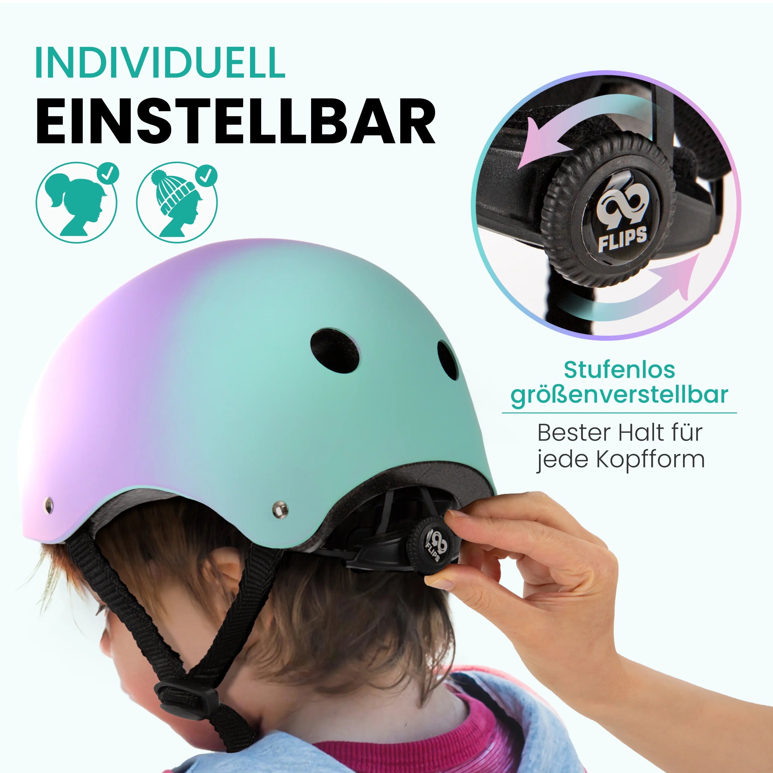 Hjálmur - þrílita