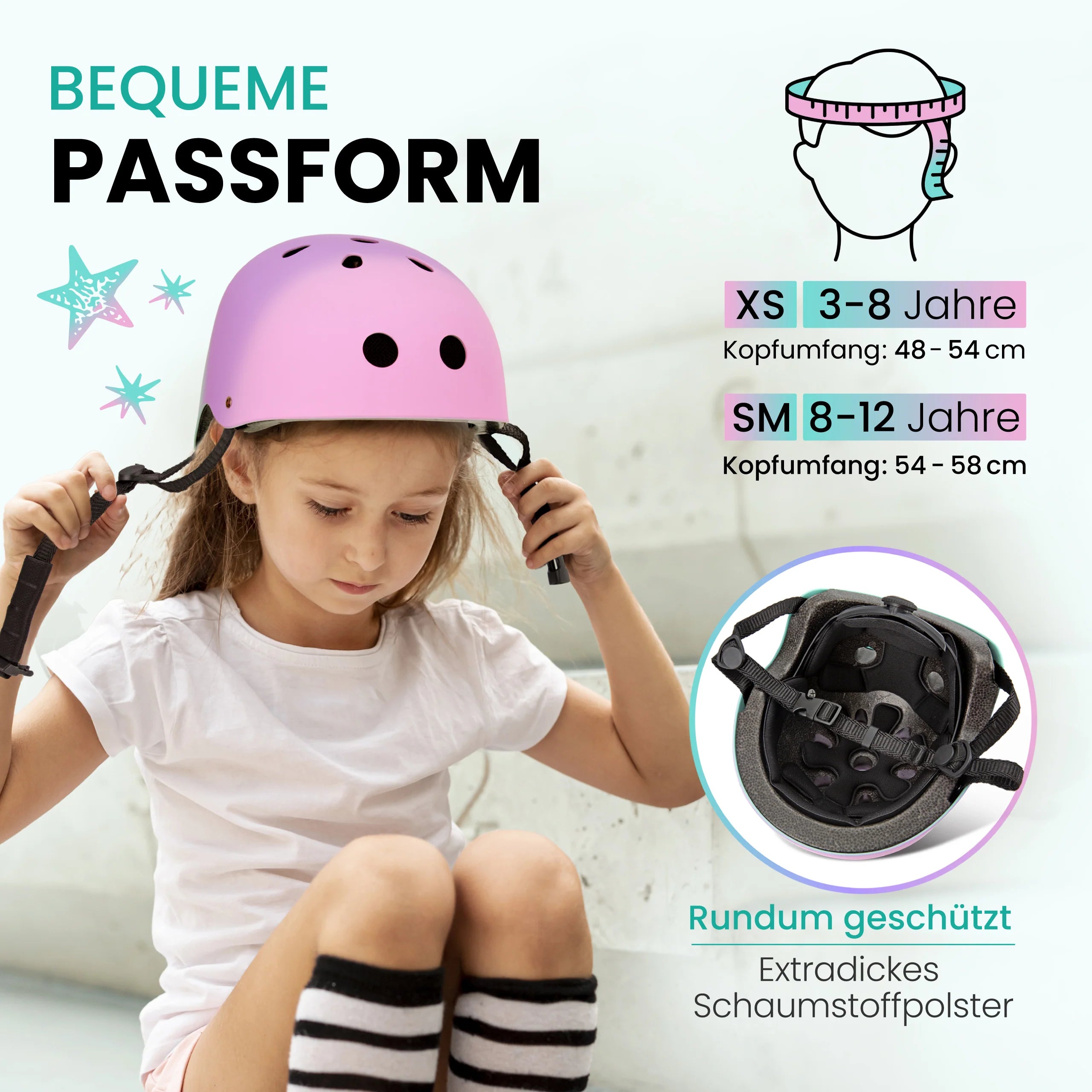 Hjálmur - þrílita