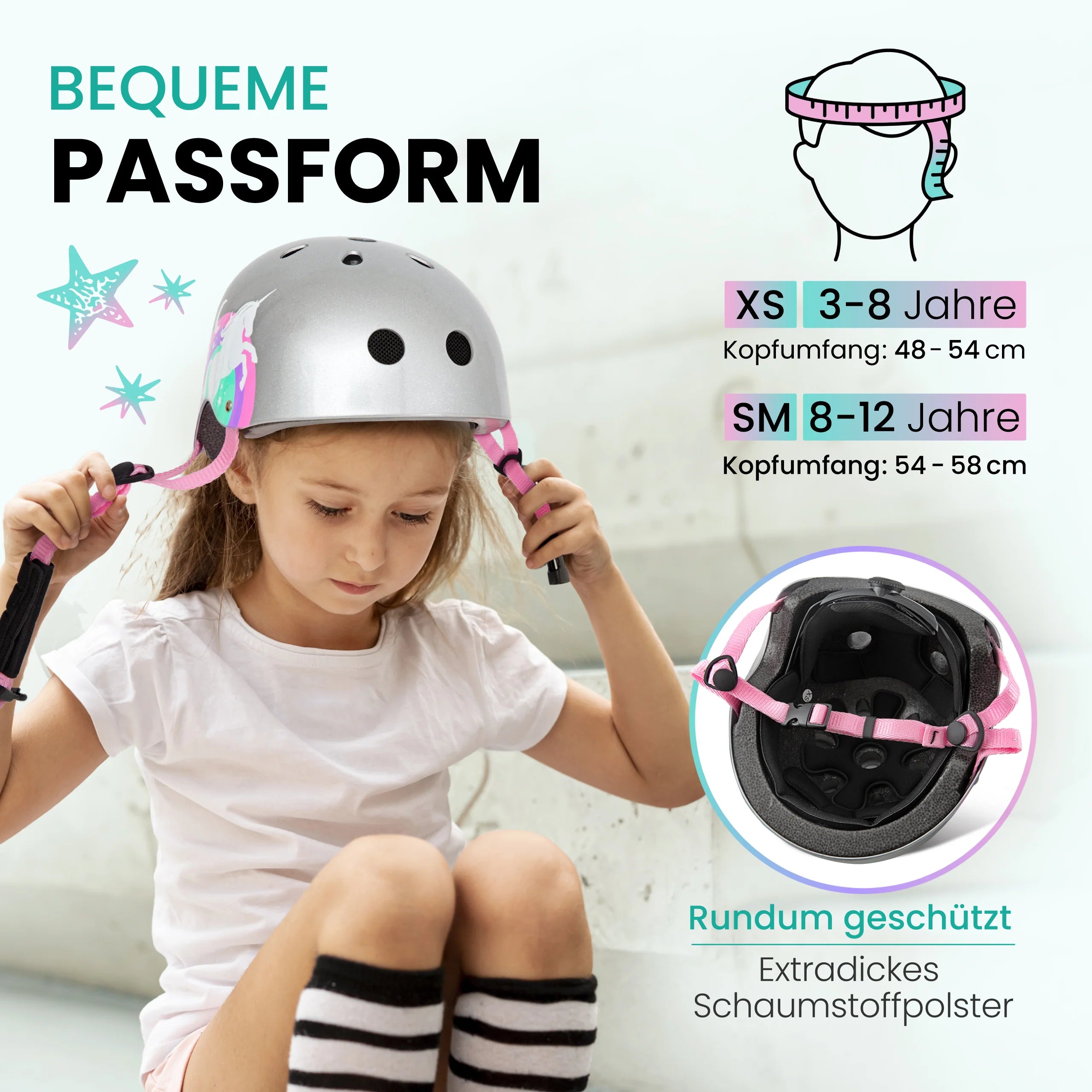 Hjálmur - Einhyrninga - Silfur