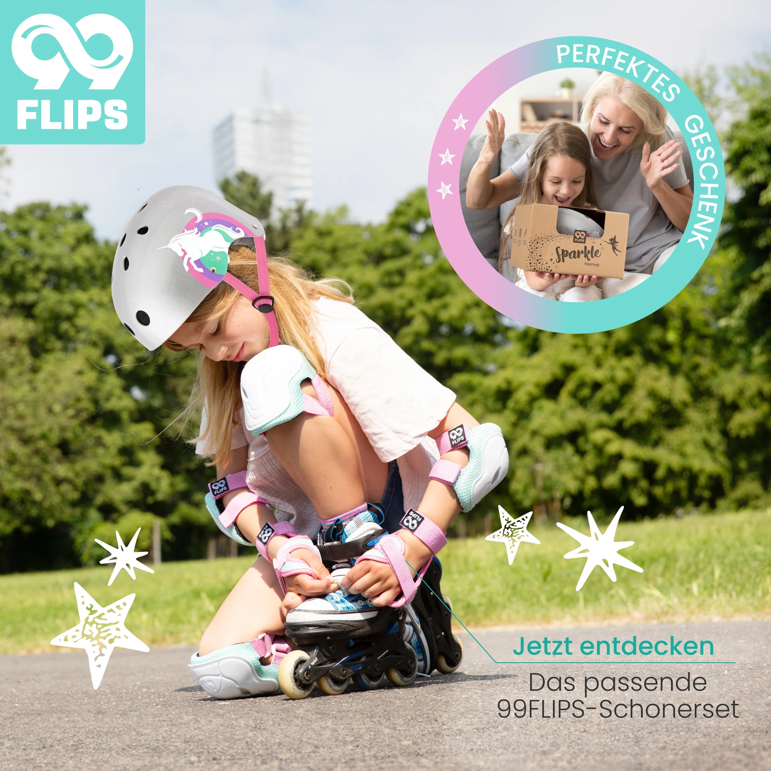 Hjálmur - Einhyrninga - Silfur