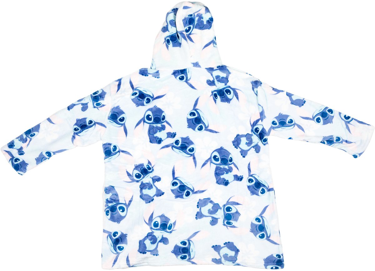 Kósýpeysa Stitch blá með bláum Stitch 7-14 ára