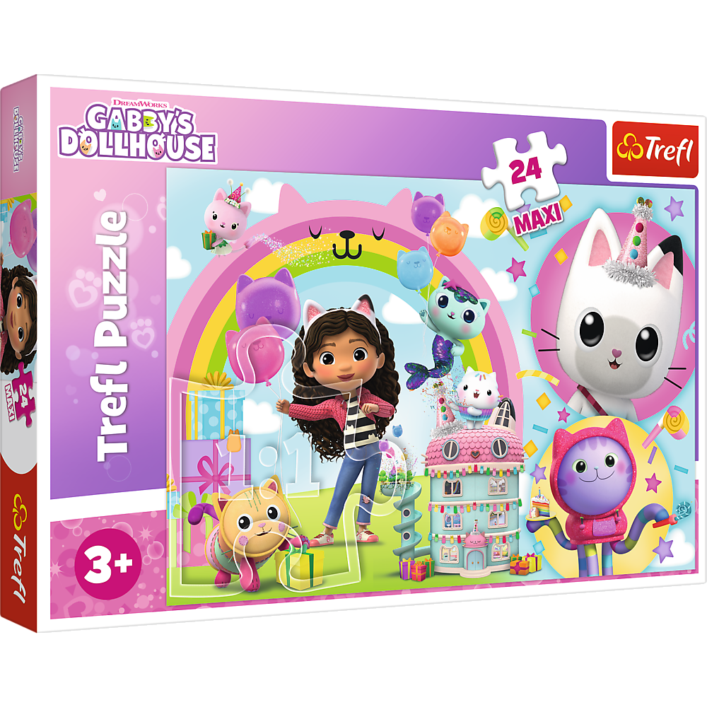 Púsluspil -  Gabby's Dollhouse 24 púsl