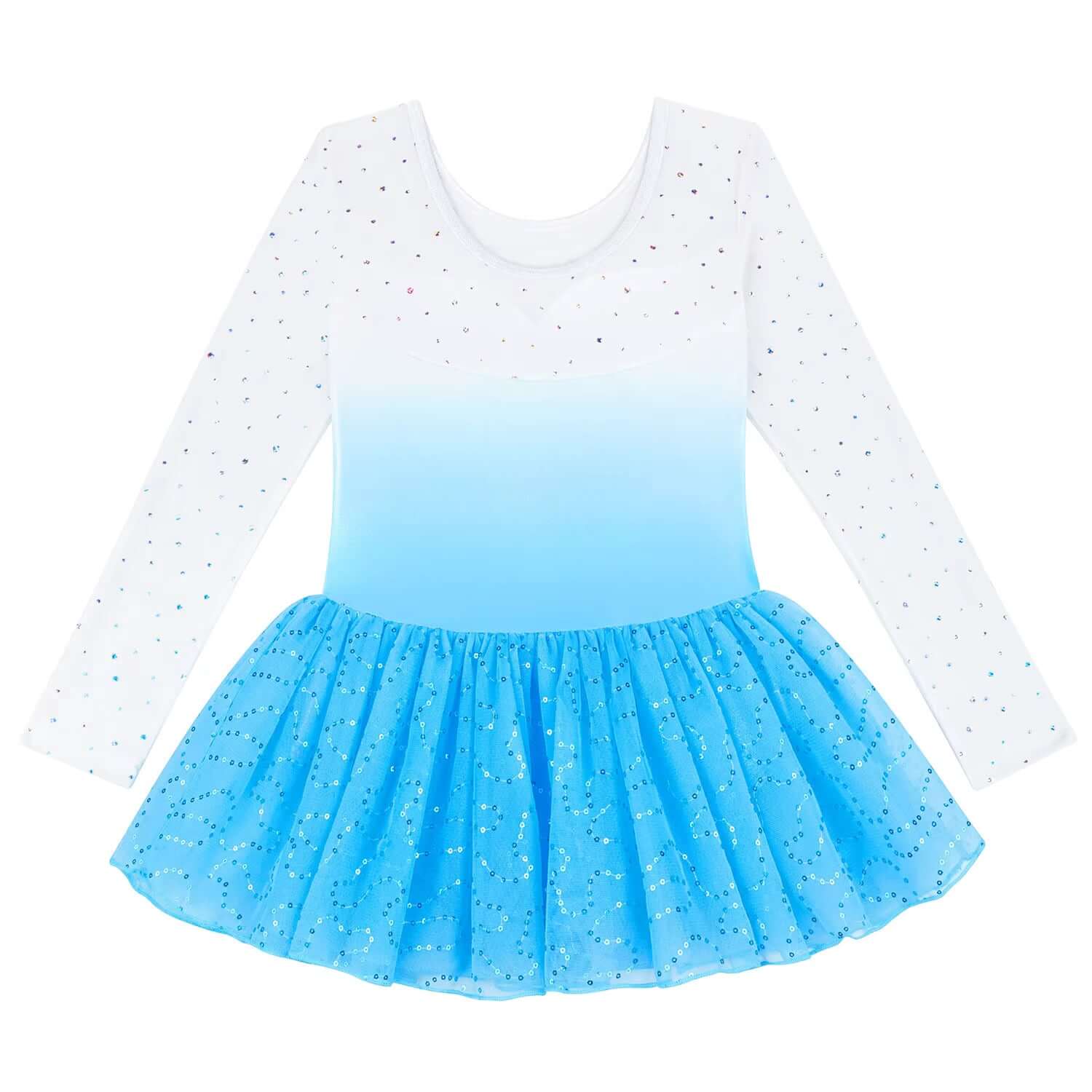 Frozen ballettbolur með pilsi - sýnir bak