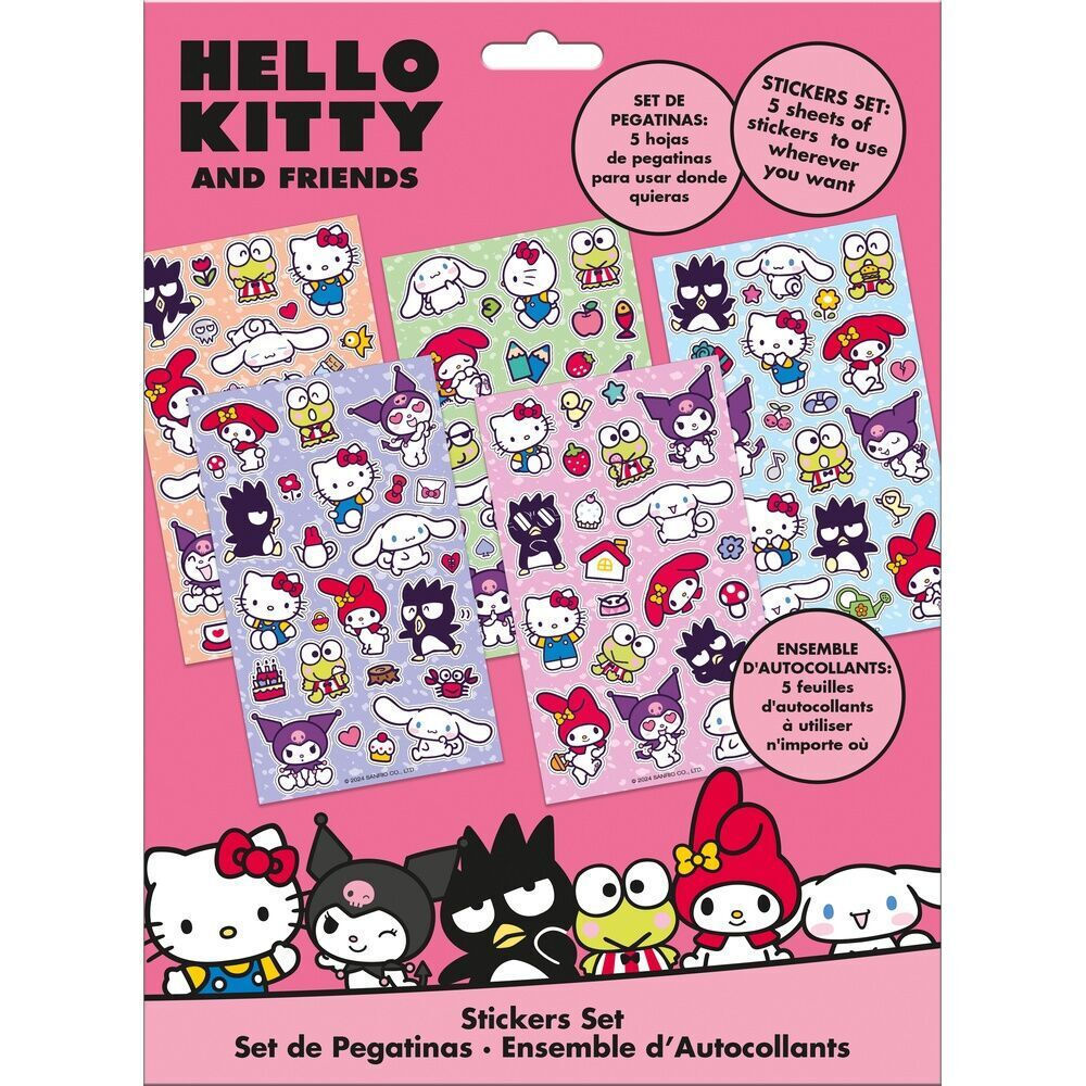 Límmiðar - Hello Kitty og vinir