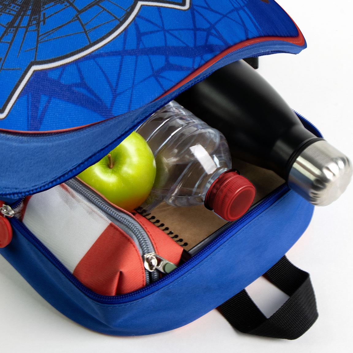 Bakpoki Spiderman - glært hólf