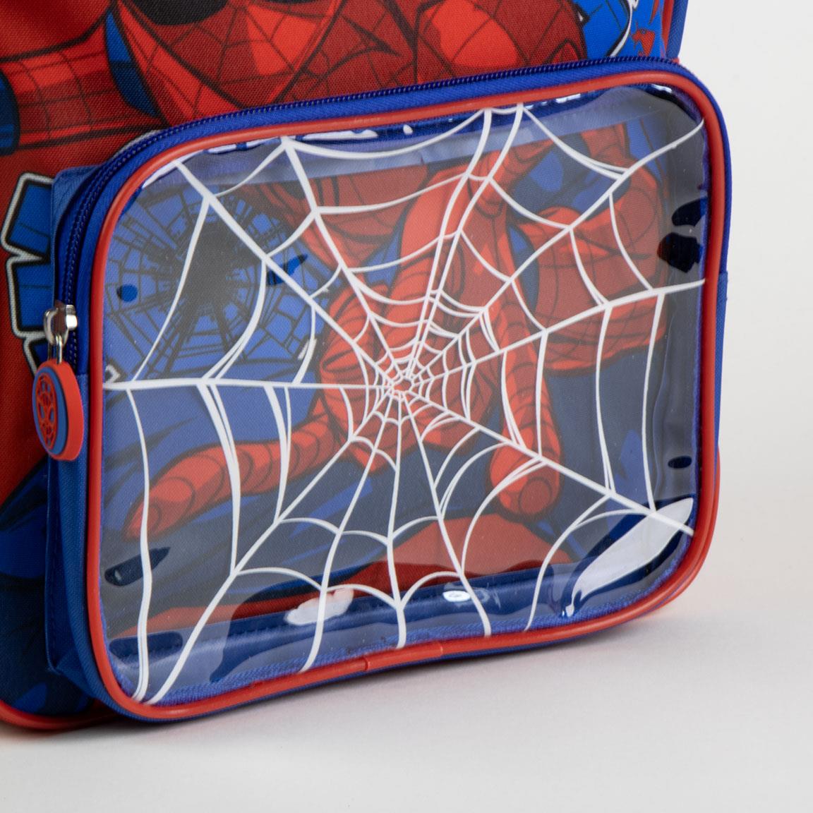 Bakpoki Spiderman - glært hólf