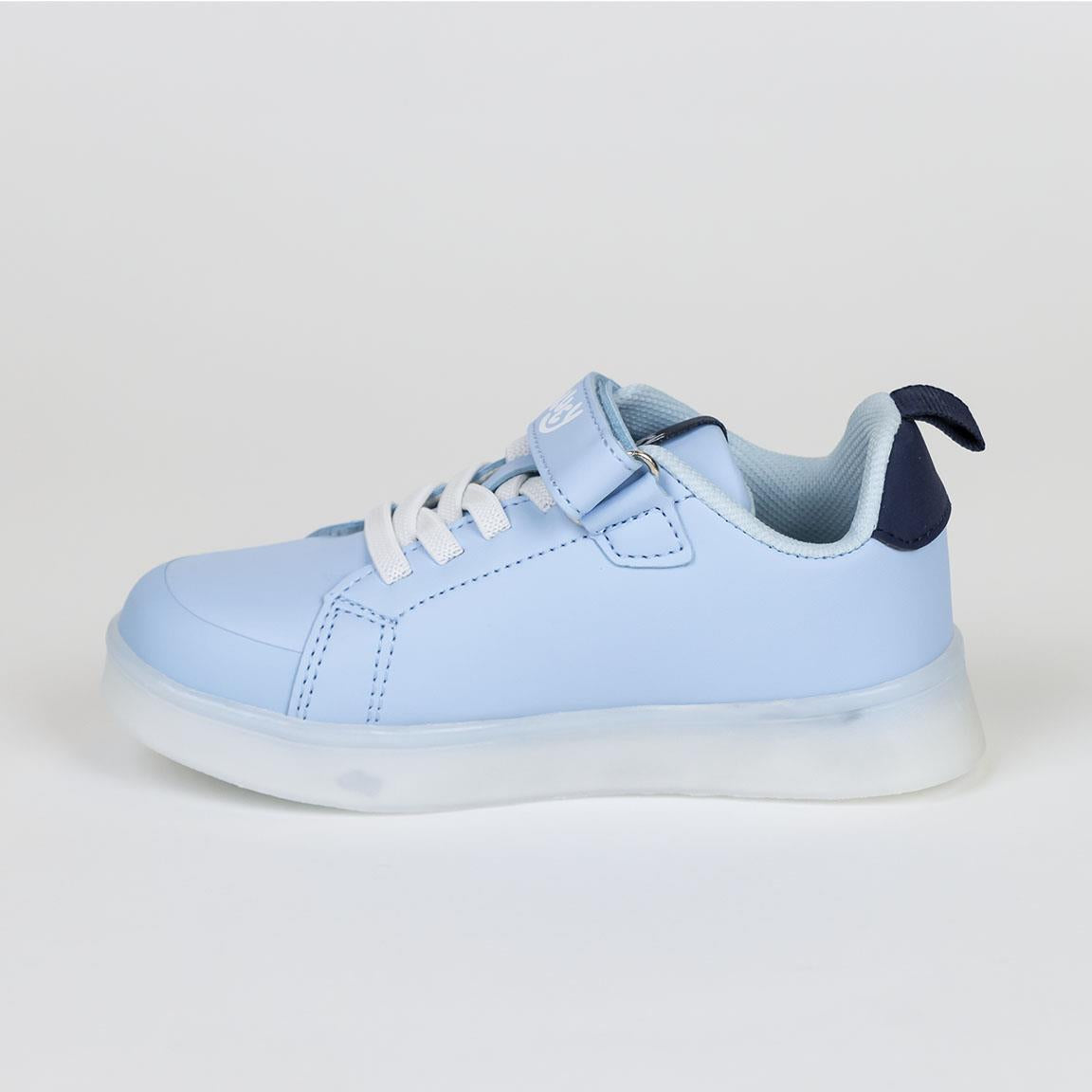 Strigaskór - Bluey- Bláir - blikkljós