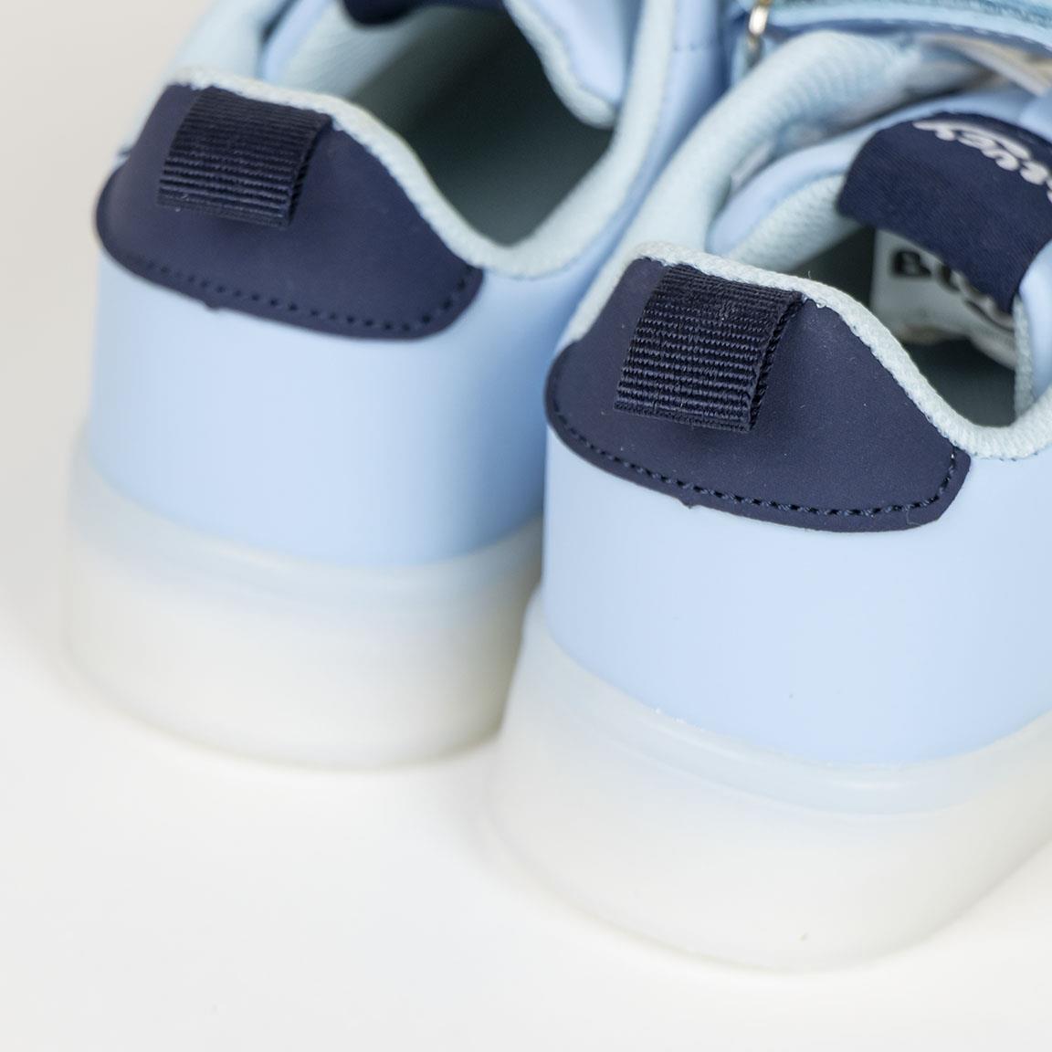 Strigaskór - Bluey- Bláir - blikkljós