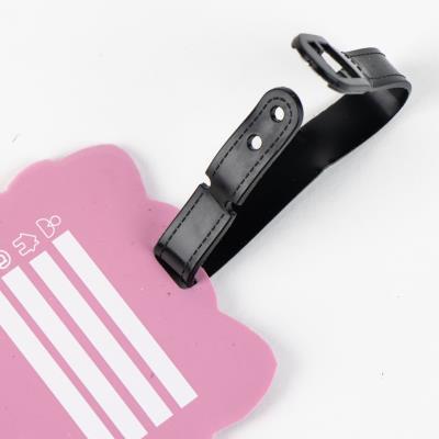 Merkispjald á ferðatökur - Hello Kitty