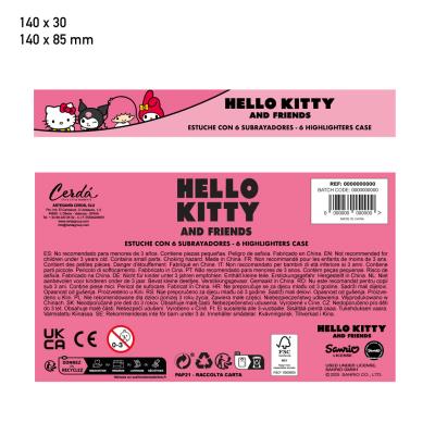 Áherslu pennar - Hello Kitty
