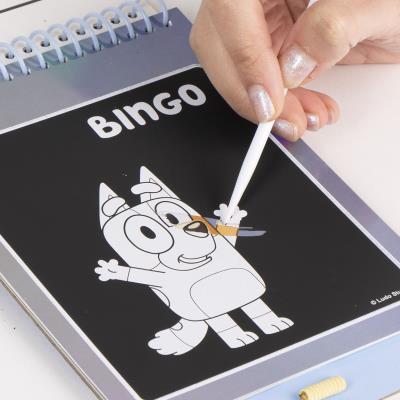 Skafmyndbók - Bluey - í tösku