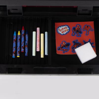 Teikniborð með litum og krítum - Spiderman