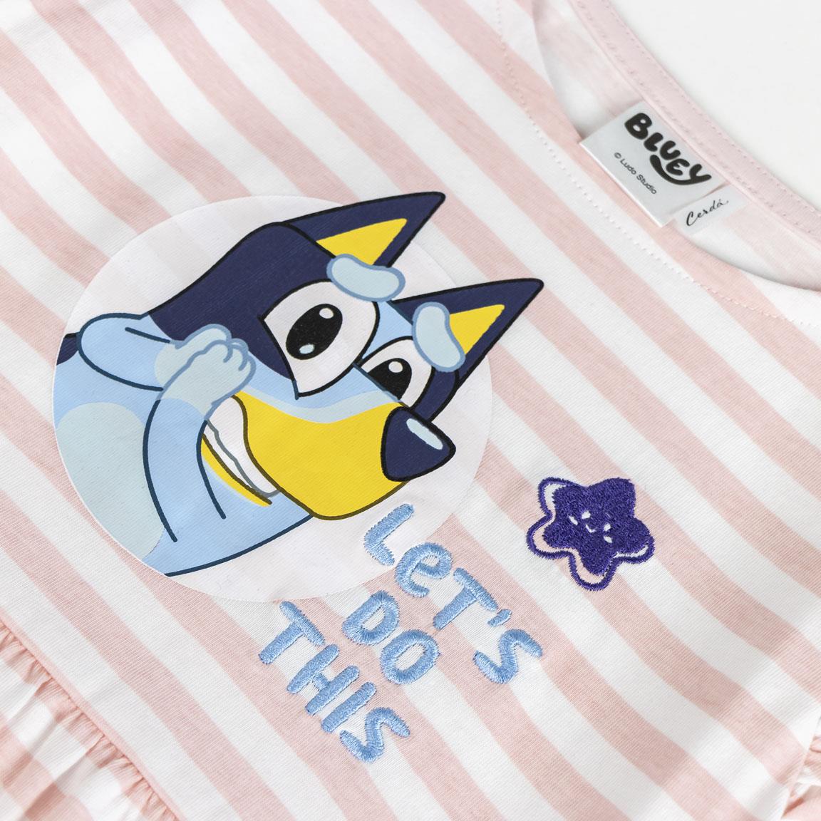 Kjóll Bluey/Blæja bleikur