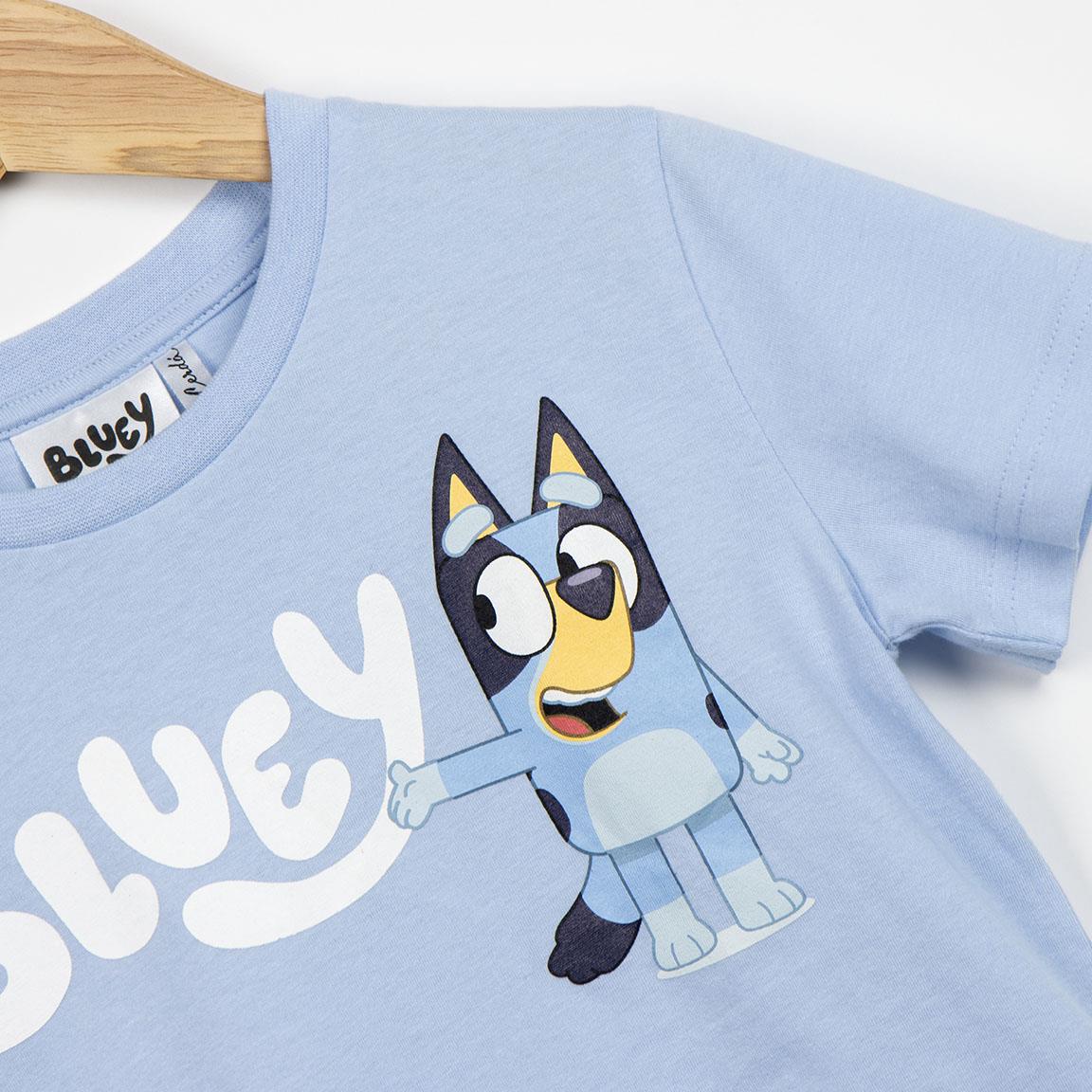 Stuttermabolur - Bluey - Blár