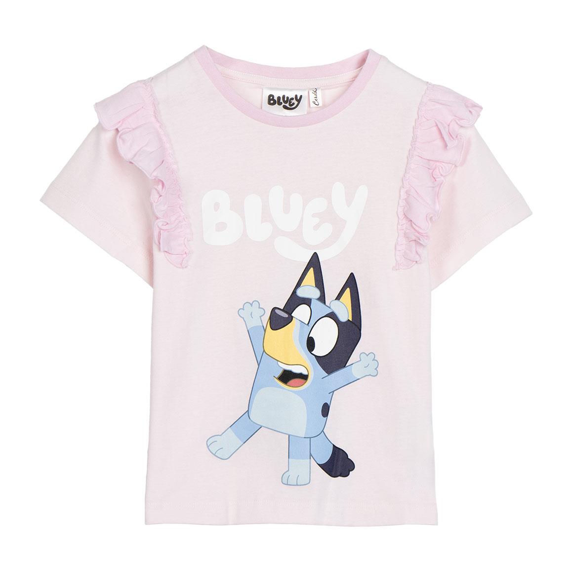 Stuttermabolur - Bluey - Bleikur