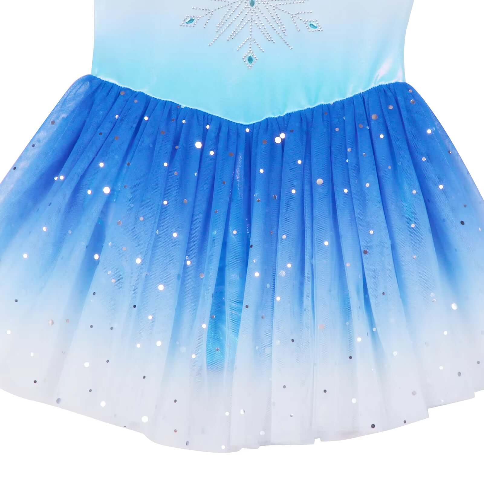 Frozen fimleikabolur með pilsi - fyrir börn"