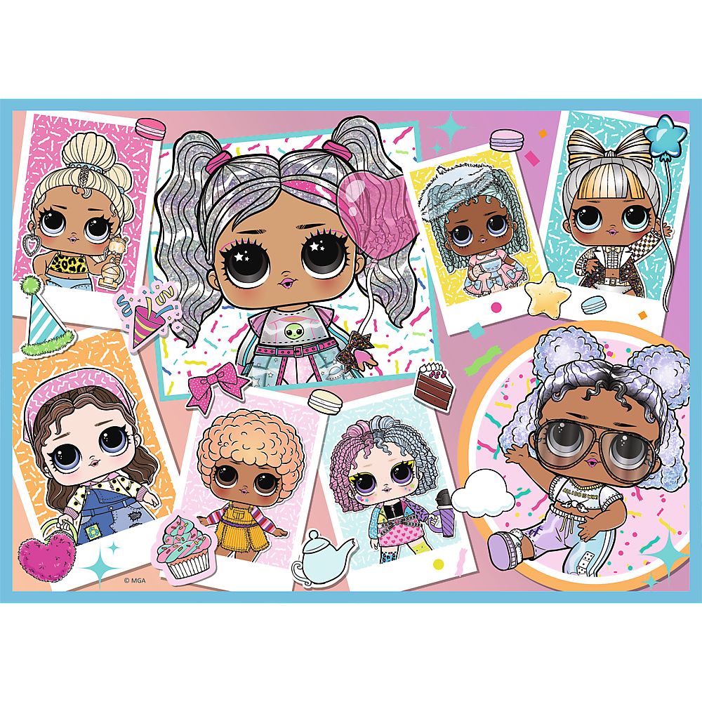 Púsluspil -  L.O.L 4 in 1