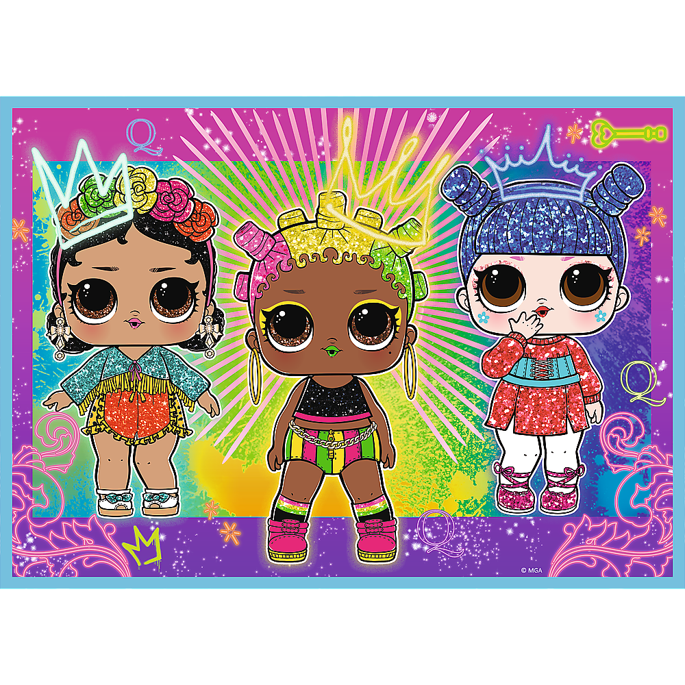 Púsluspil -  L.O.L 4 in 1