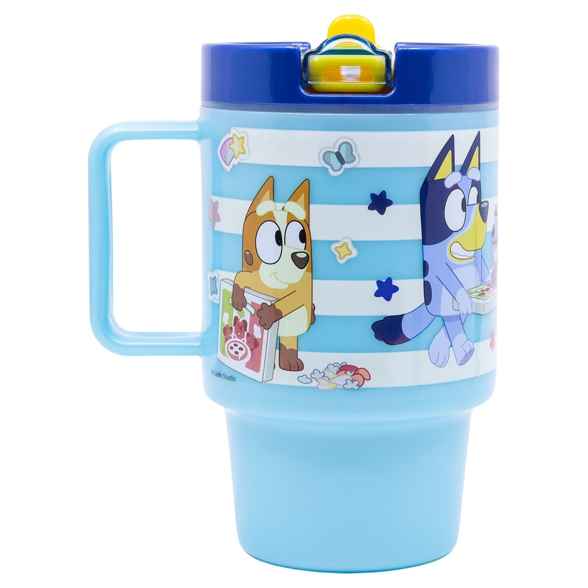Glas - Bluey 530 ml með röri
