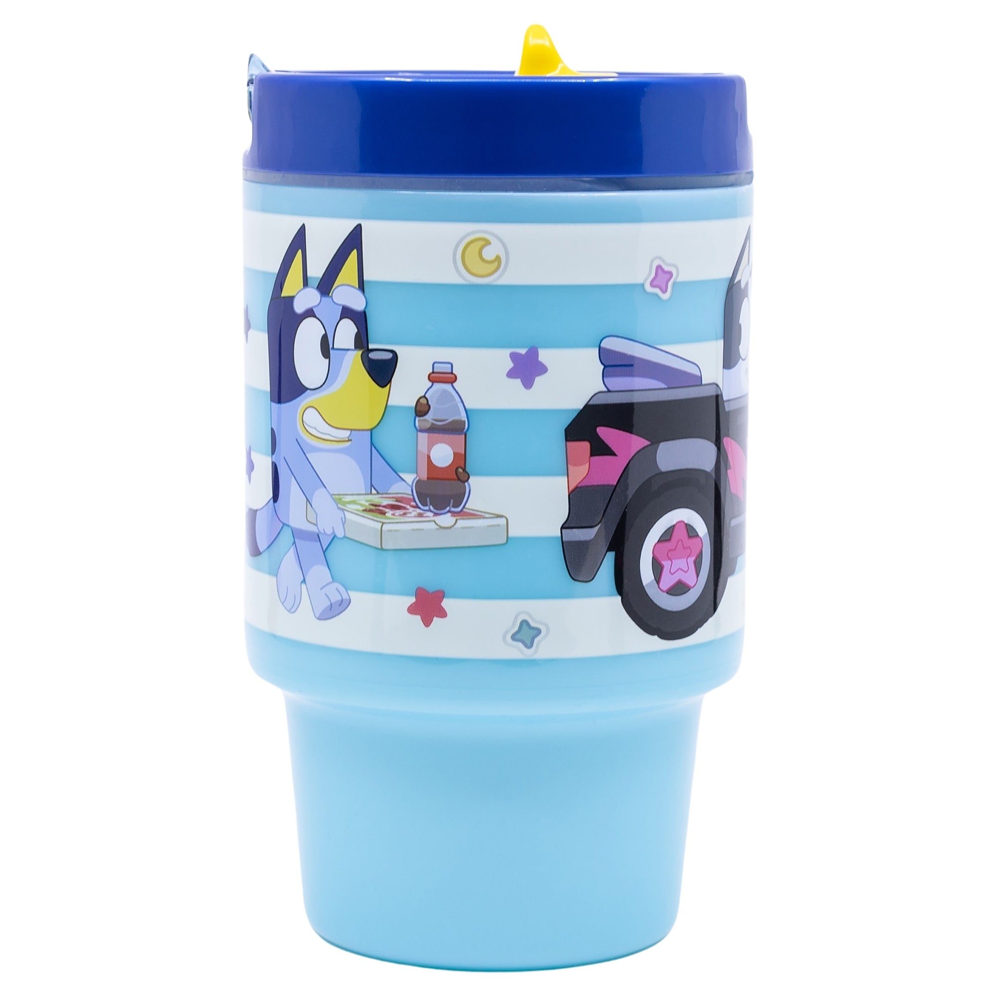 Glas - Bluey 530 ml með röri