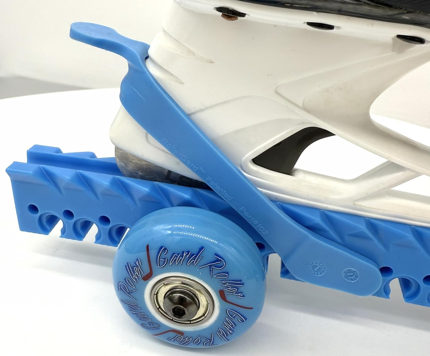 Hokkí skautahlífar með dekkjum Ljósblátt