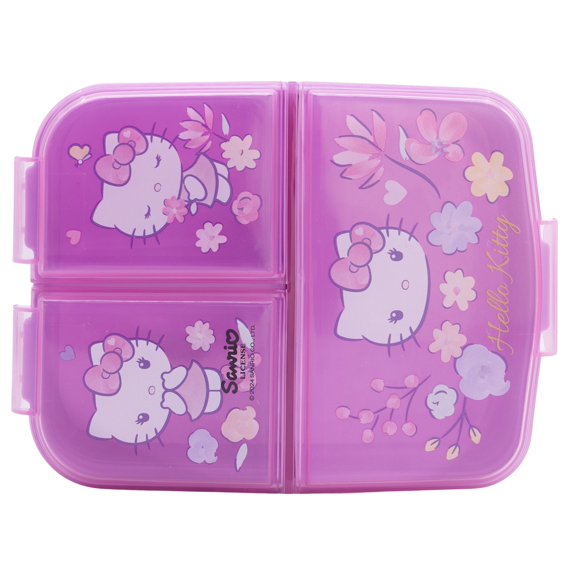 Nestisbox  með þremur hólfum -  Hello Kitty