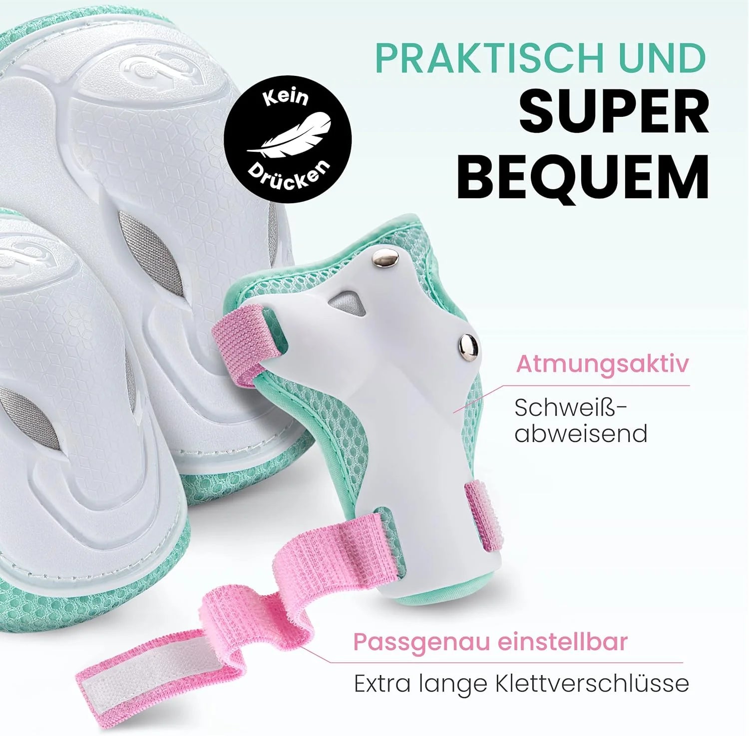 Hlífasett - 99FLIPS - Hvítt, bleikt, mintugrænt