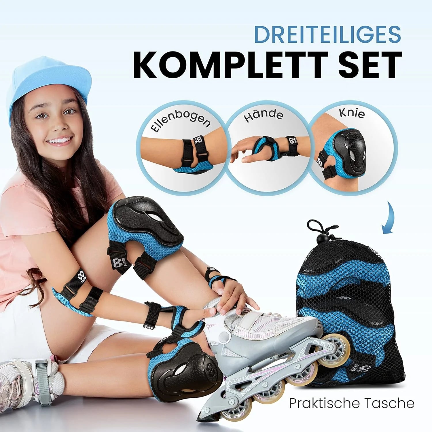 Hlífasett - 99FLIPS - blátt