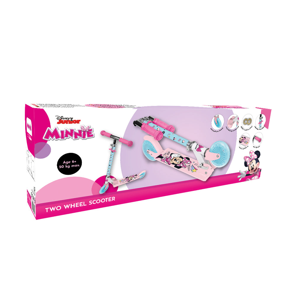 Hlaupahjól - 2 dekk 120 mm Mína Mús - bleikt og blátt