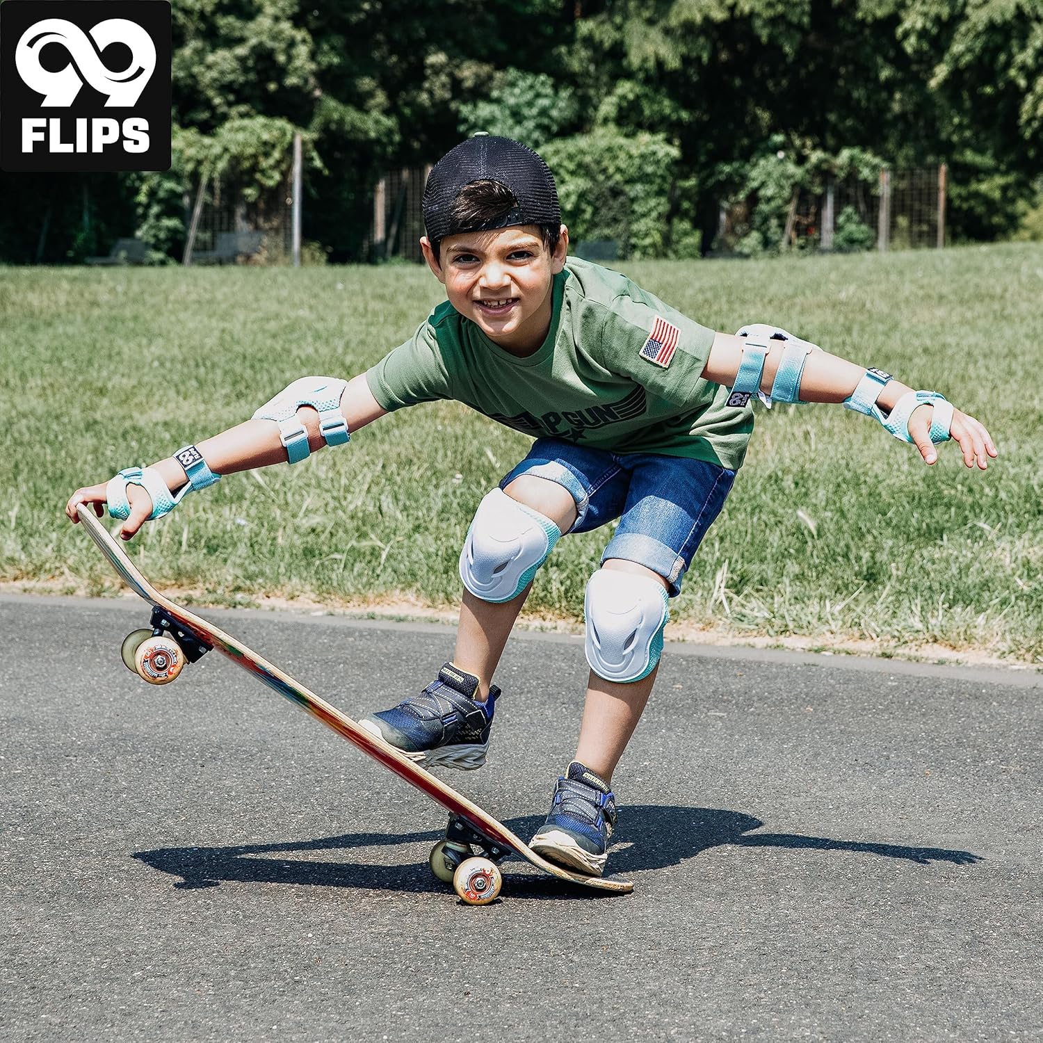 Hlífasett - 99FLIPS - blátt