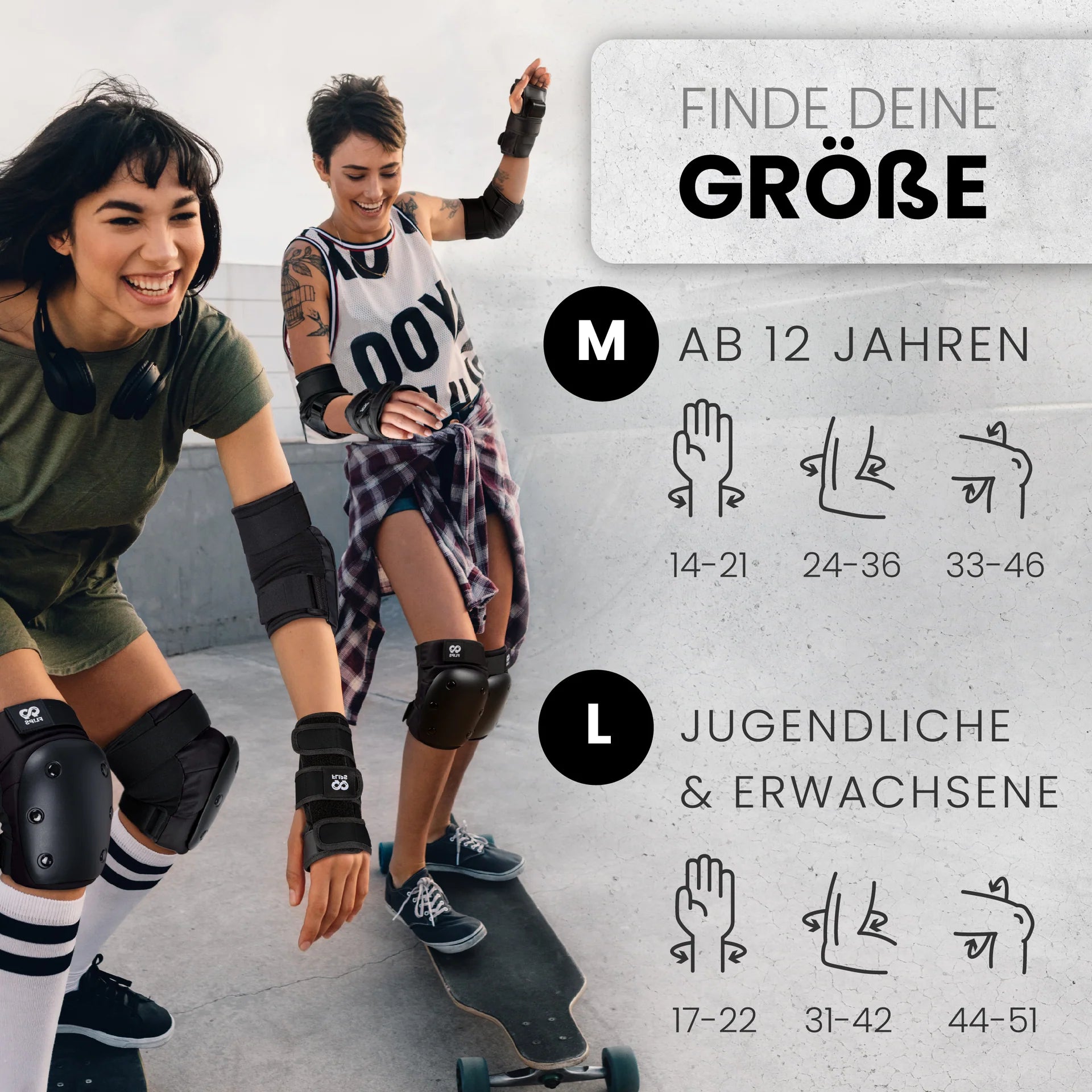 Hlífasett - DIVE - Svartar