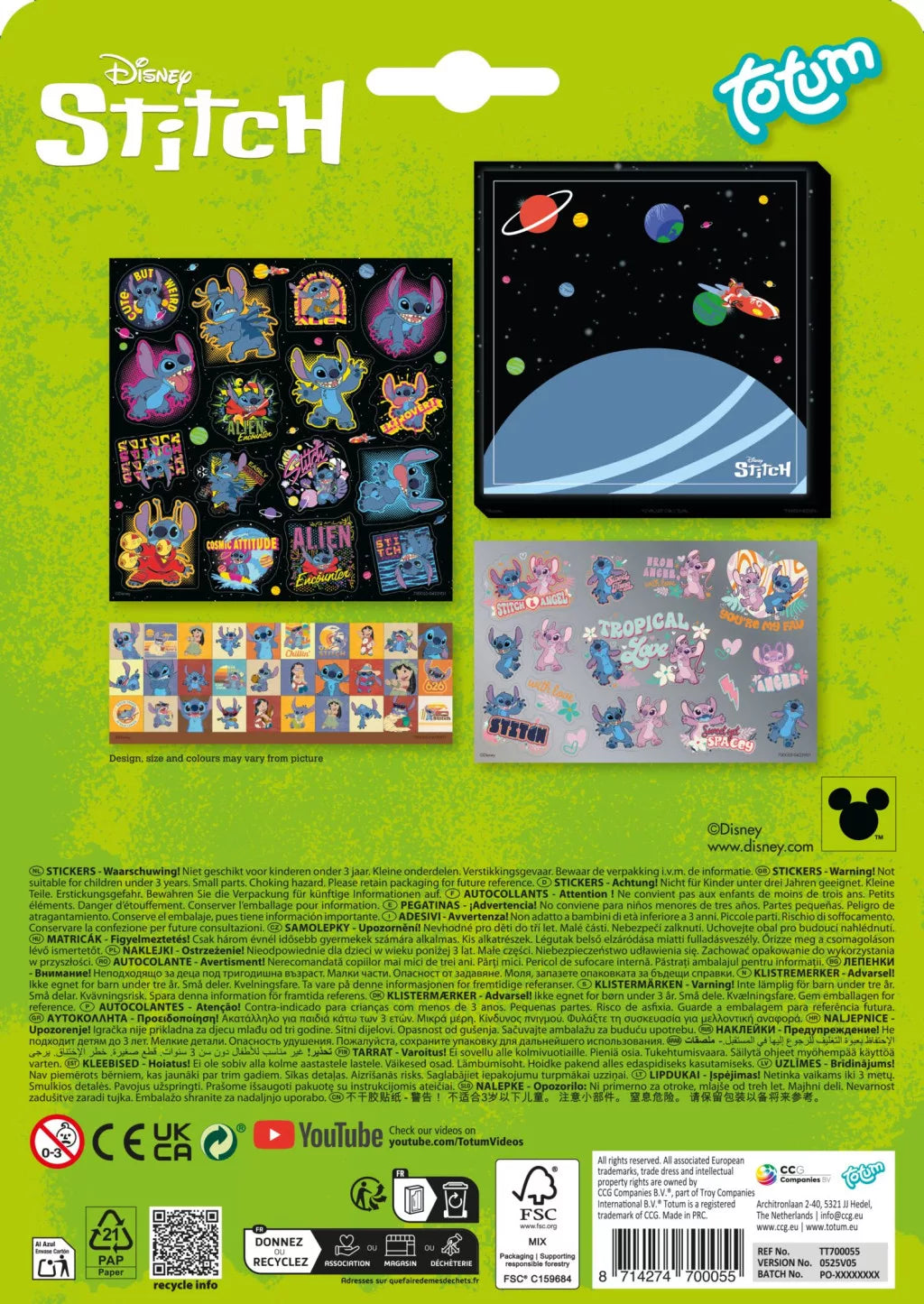 Límmiðasett - Stitch