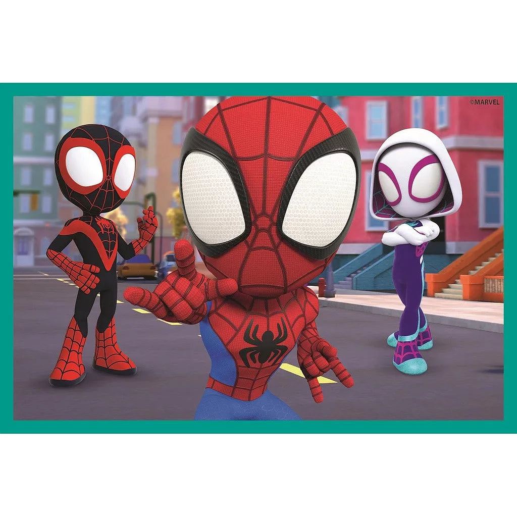 Púsluspil - kubbar - Spidey - 6 kubbar