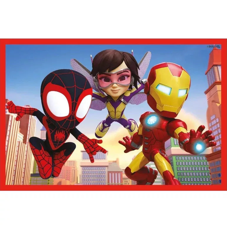 Púsluspil - kubbar - Spidey - 6 kubbar