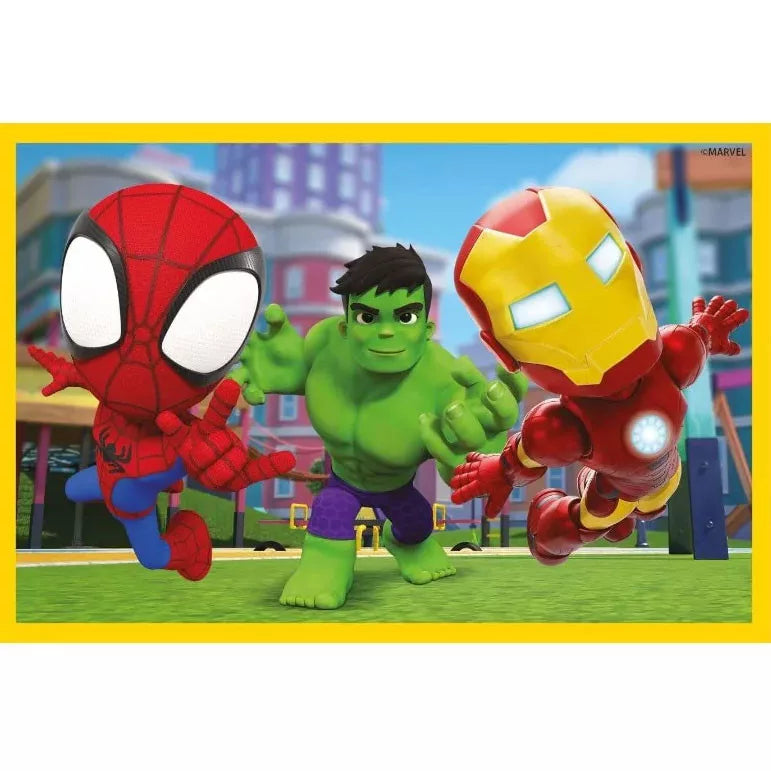 Púsluspil - kubbar - Spidey - 6 kubbar