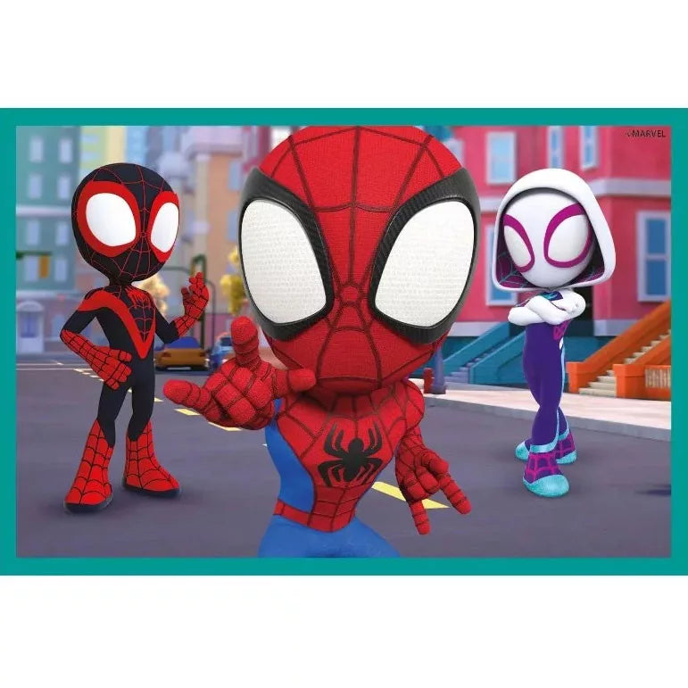 Púsluspil - kubbar - Spidey - 6 kubbar