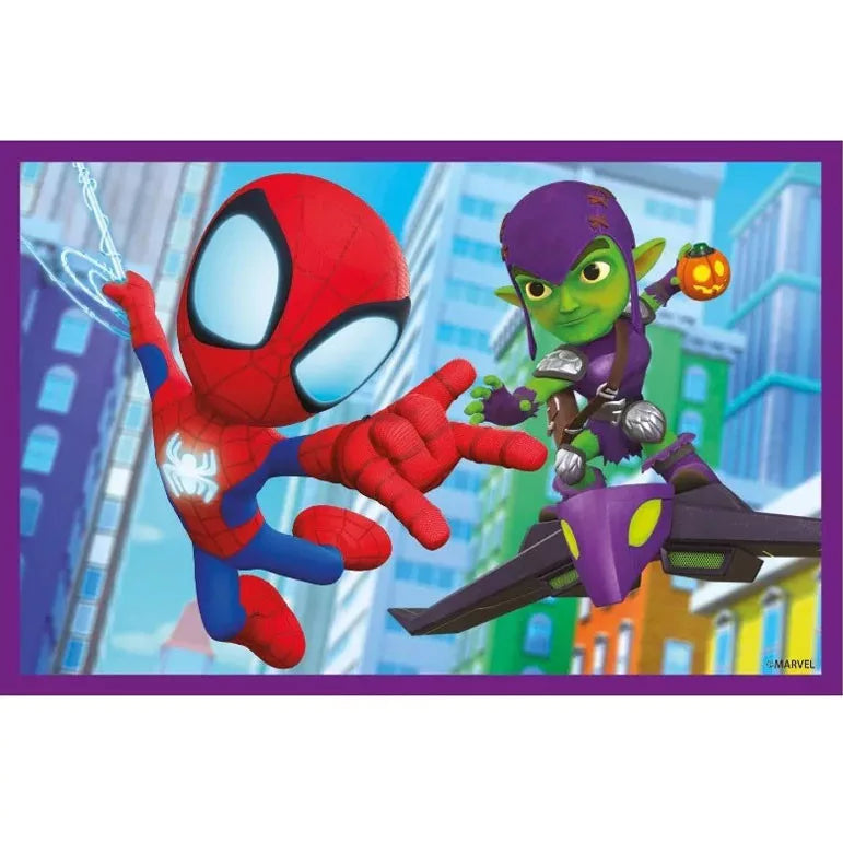 Púsluspil - kubbar - Spidey - 6 kubbar