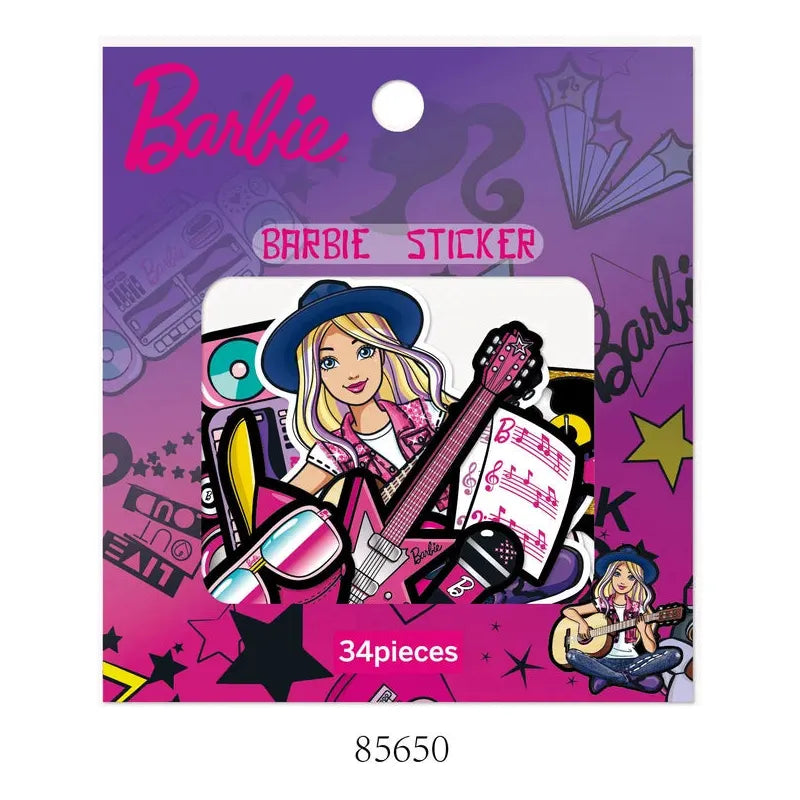 Barbie límmiðar 34 stk