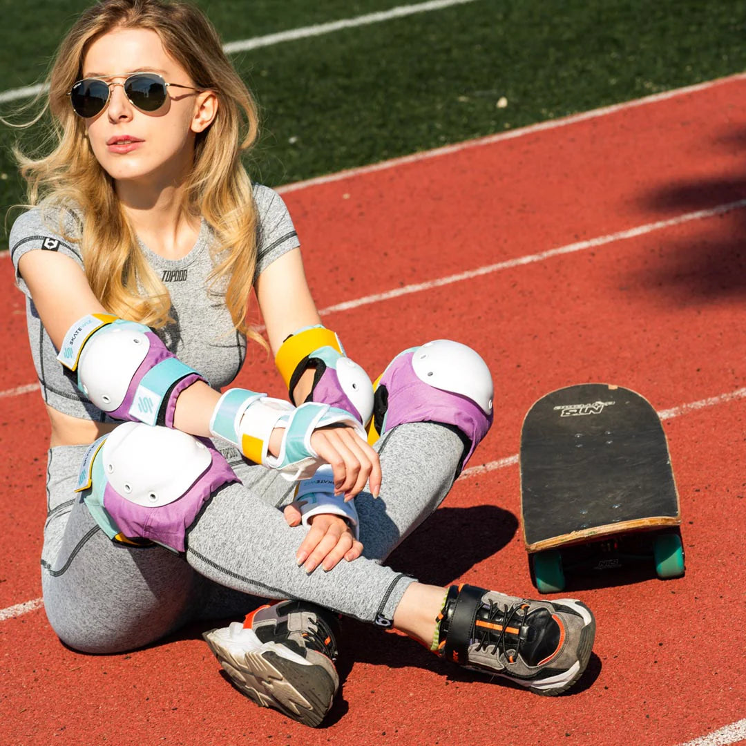 Hlífasett - Shield - Blár og fjólublár