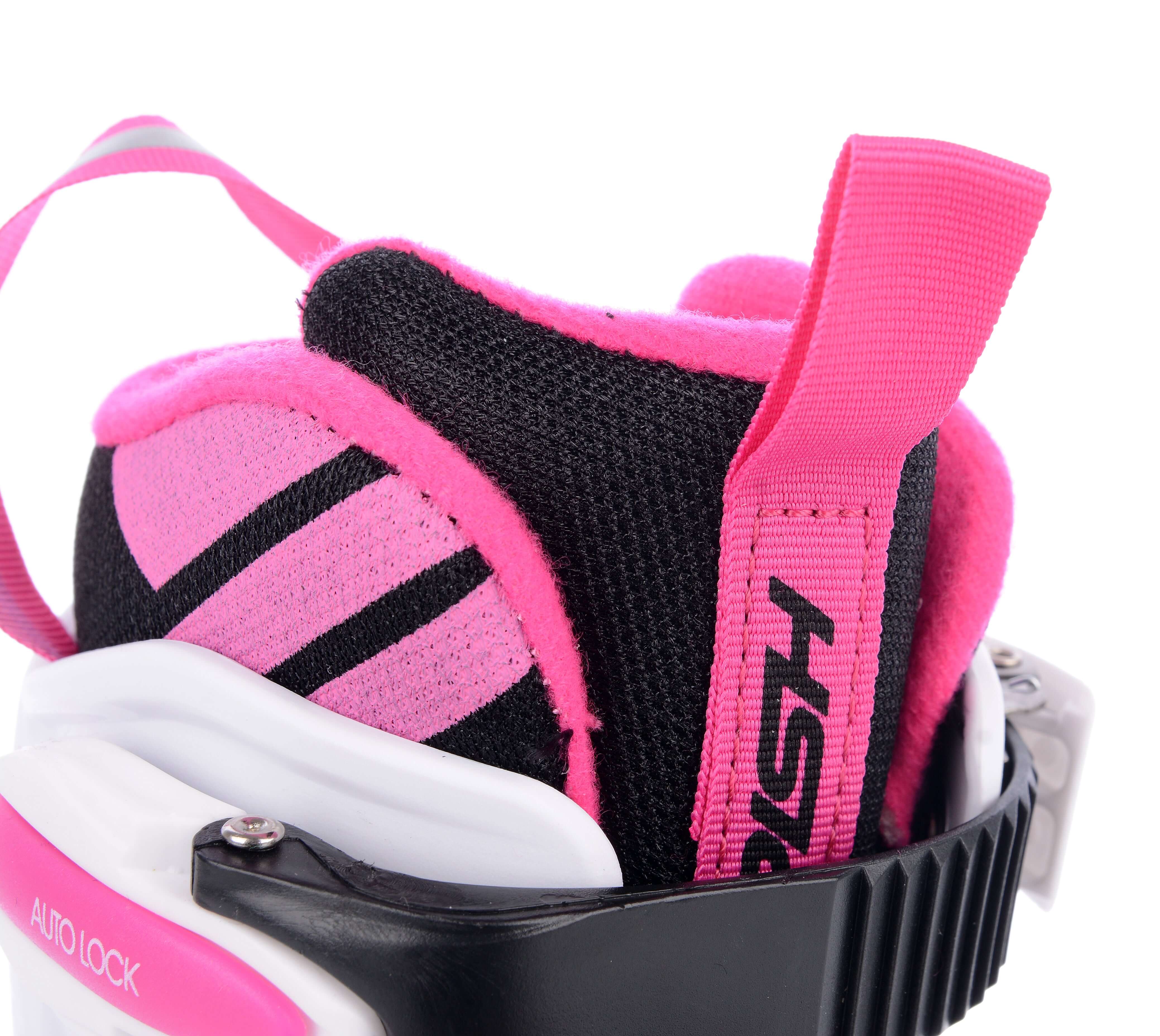 Línuskautar GOKID GIRL Bleikir Stækkanlegir