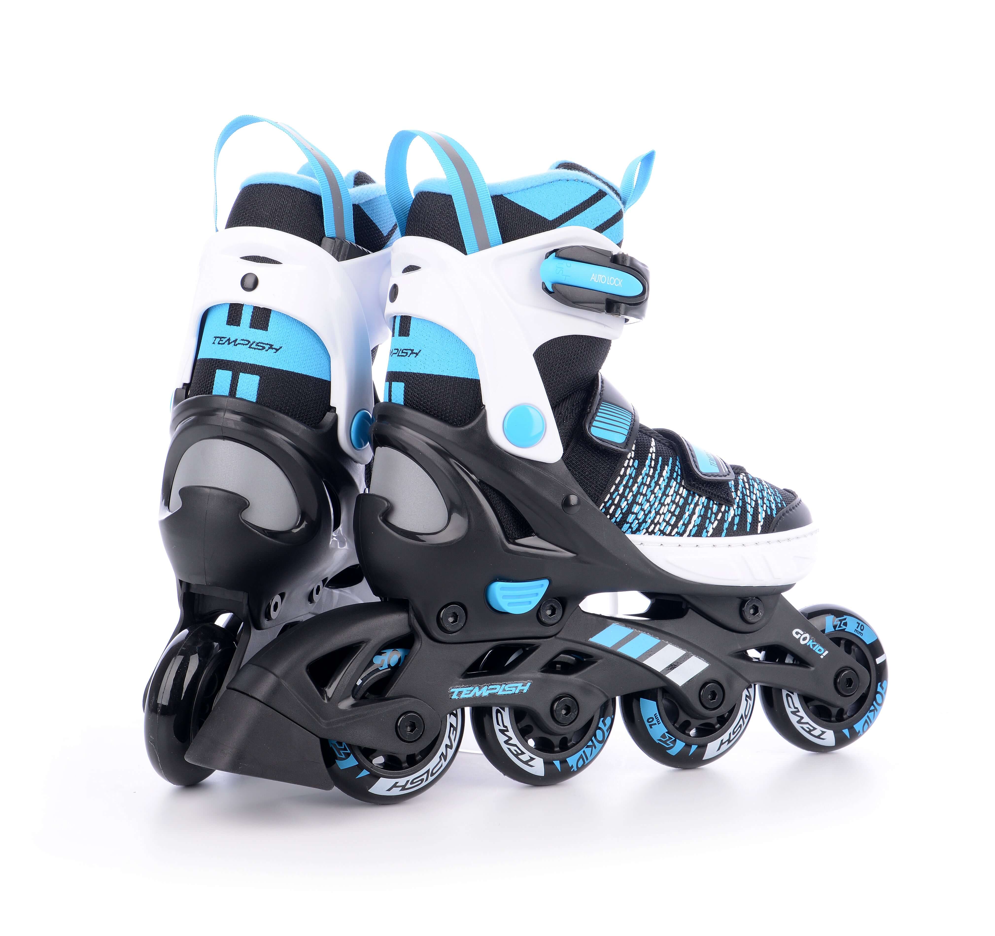 Línuskautar GOKID Bláir Stækkanlegir