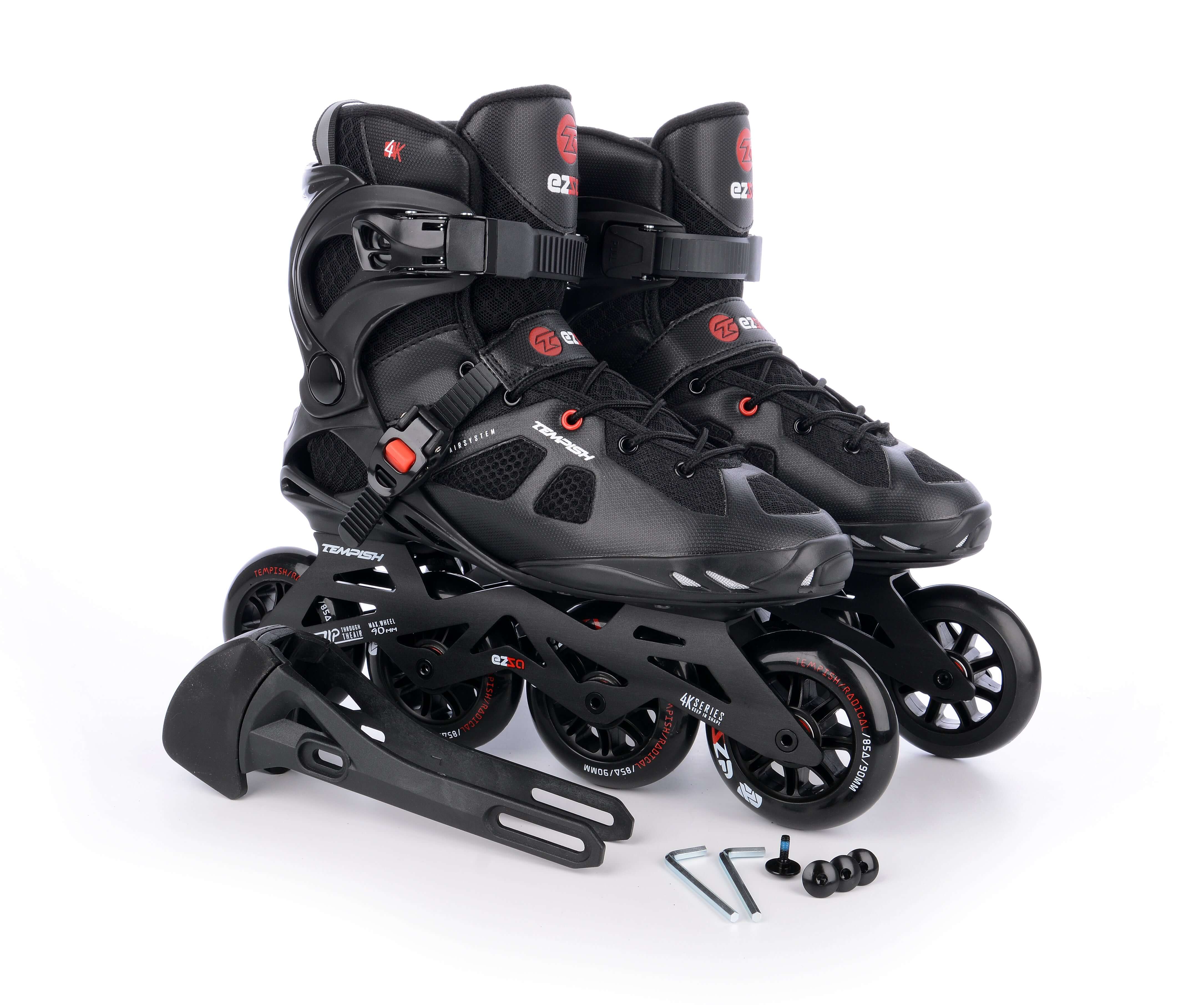 Línuskautar EZZA 90 svartir