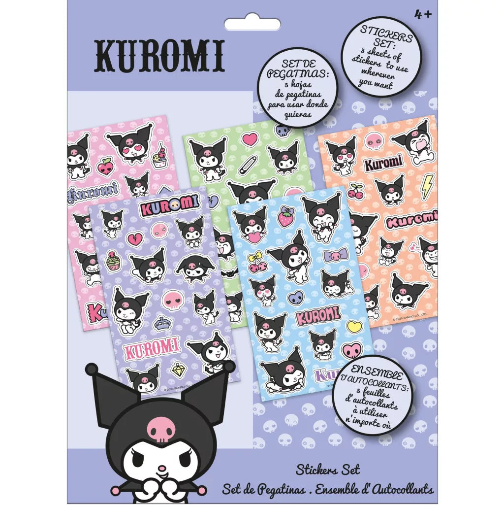 Límmiðar - Kuromi 5 arkir