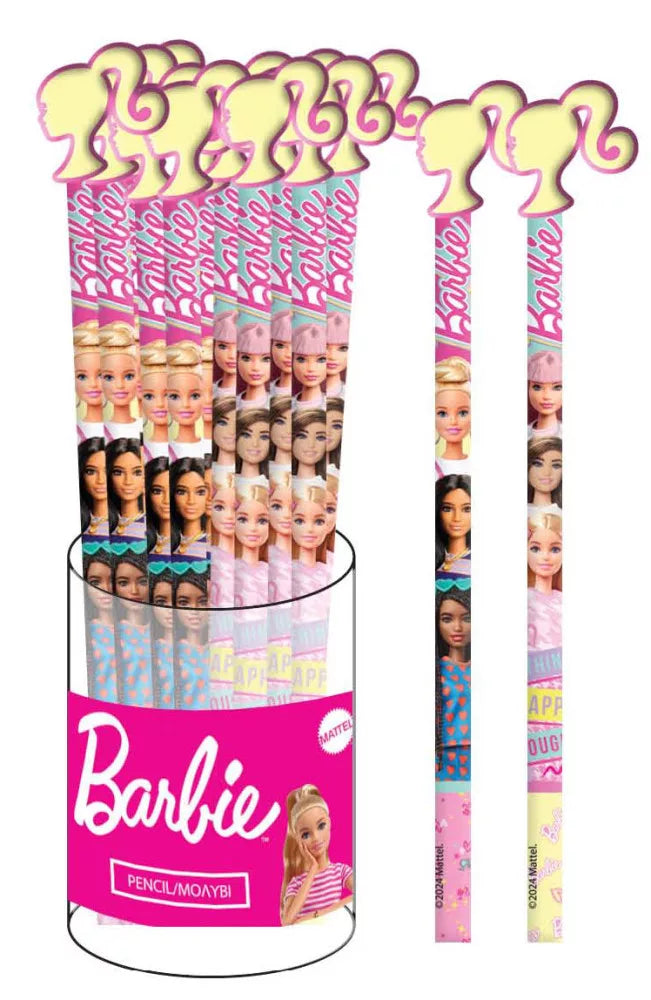 Blýantur - Barbie með topper - 1 stk
