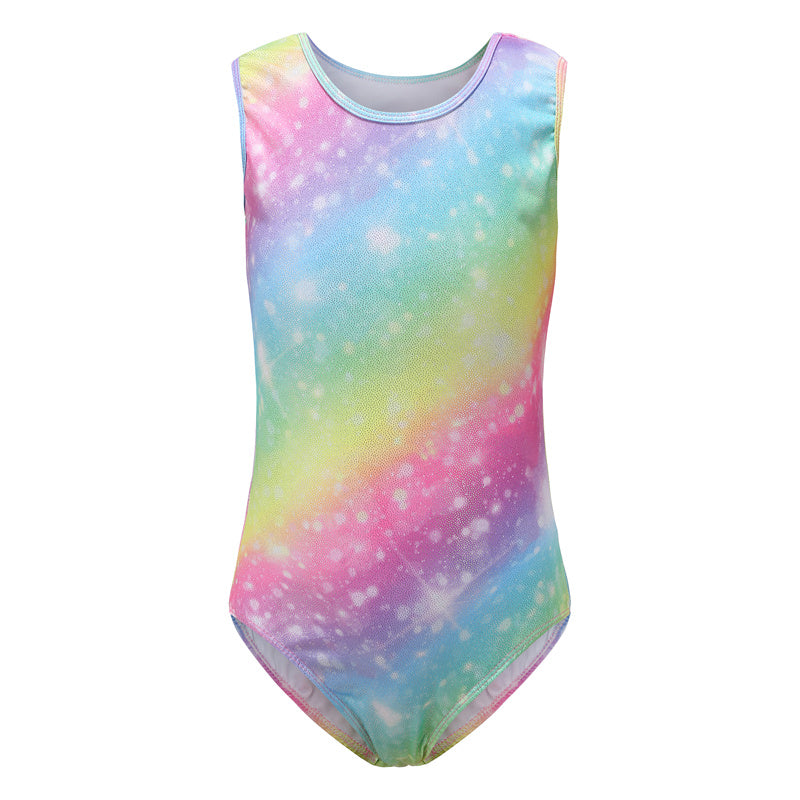 Fimleikabolur - með stuttbuxum -Regnboga